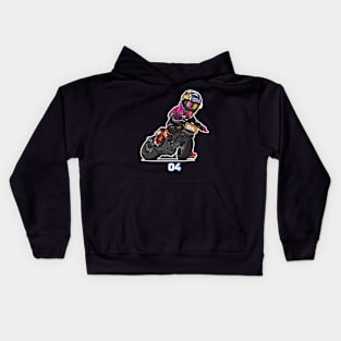 Andrea Dovizioso 4 Toon Kids Hoodie